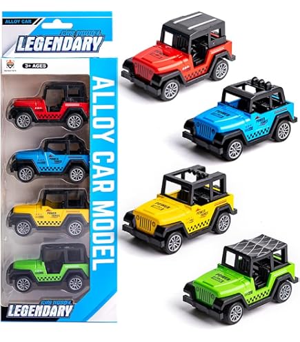 Amazon.com: TOKAXI 1/36 Scale Jeep Wrangler 2dr Diecast Car Models